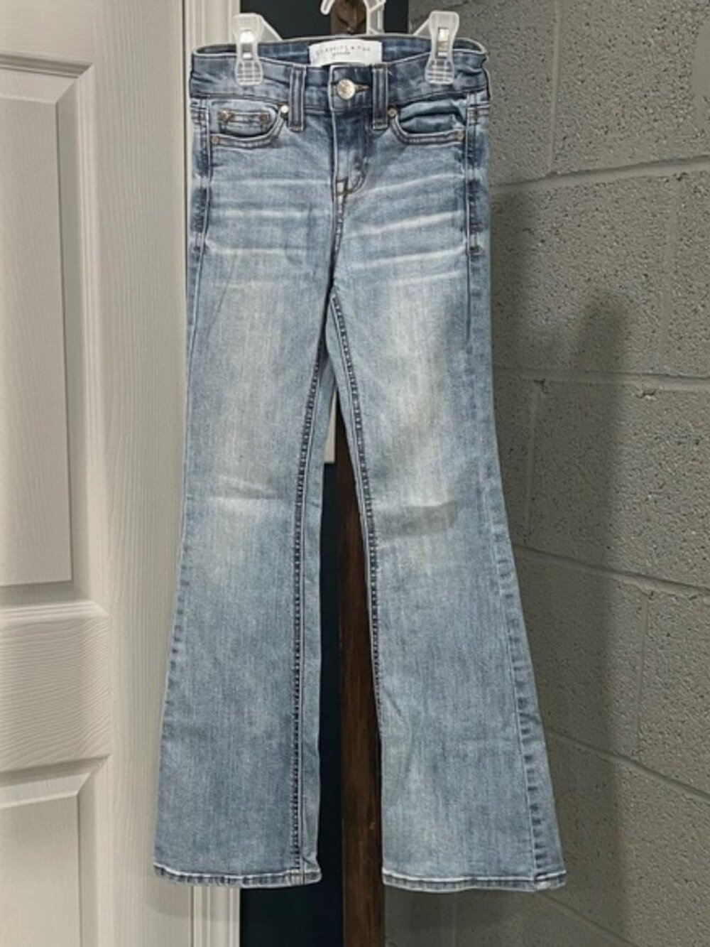 Celebrity Pink Light Blue Flare Jeans